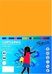 Fabrisa 16566F - Cartulina Color Naranja Azafran De 180 G Formato A3. Ligeramente Saturada. Se Puede Utiliz