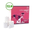 Fabrisa 18124 - Rollo De Papel Termico Sin Bpa (Bisfenol A) De 55 G/M? Y Medidas De 75 X ? 60 Mm. Ideal Pa
