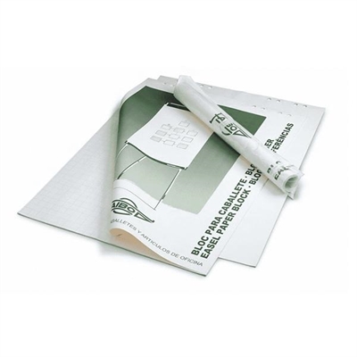 Faibo BLC-50B Bloc De Papel Para Pizarra Con Medidas 65 X 90 Cm. Rayado Liso. Cada Bloc Contiene 50 Hojas.