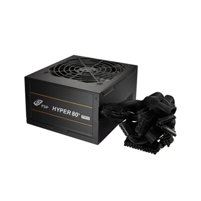 Fsp 9PA450A404 HYPER 80+ PRO 450W.Compatible con ATX 12V V3.0 &EPS12V V2.92. Eficiencia ? 85% a carga típica. PFC activo ? 0.9Tiempo de retención > 17 ms a una carga del 80%.Condensadores de 450V y 105°C para un ciclo de vida prolongado del producto. Riel único de +12V. +5V &3.3V Diseño de módulo de CC/CC. Ventilador de 120 mm silencioso y de larga duración. Cables redondos negros. Complete protectión: OCP/OVP/OPP/SCP.