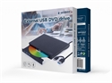 Gembird DVD-USB-03 - Gembird Dvd-Usb-03. Color Del Producto: Negro, Tipo De Carga En Disco: Frente, Montaje: Ho