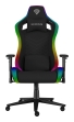 Genesis NFG-2247 La silla de juego Genesis Trit 660 RGB es una armonía única de comodidad, estilo y durabilidad. Con una combinación de ergonomía y modernas características adicionales, como la retroiluminación RGB, no sólo te proporcionará comodidad y durabilidad, sino que también te permitirá adaptarla al estilo de cualquier espacio de juego. ERGONOMÍA Y COMODIDAD DURANTE TODO EL DÍA La silla está equipada con reposacabezas y cojines lumbares ergonómicos, de espuma que recuerda la forma, que se adaptan perfectamente a tu cuerpo, proporcionándote apoyo y comodidad durante horas de juego, para que no estés condenado a la fatiga y el dolor de espalda incluso después de sesiones más largas. Además, el respaldo y el asiento están ensanchados para que los laterales no pellizquen tus hombros y caderas, lo que aumenta la comodidad.  CONSTRUCCIÓN ROBUSTA PARA UNA DURABILIDAD TOTAL Los cimientos de la Trit 660 RGB son un robusto armazón metálico para una estabilidad total y un tejido transpirable que, a diferencia del cuero ecológico barato, no se agrieta y proporciona confort térmico. También hemos utilizado espuma resistente a la deformación, que garantizará su durabilidad durante años. El asiento se diseñó pensando en la estabilidad y el apoyo, por lo que utilizamos correas resistentes para sostener la espuma.  RETROILUMINACIÓN RGB CON MANDO A DISTANCIA La Genesis Trit 660 RGB ofrece más de 300 llamativos modos de retroiluminación que puedes personalizar según tus preferencias. ¿Quieres que la silla combine con los accesorios verdes de tu escritorio? Con unos pocos clics, se mimetizará con tu entorno. Con la posibilidad de ajustar la velocidad y el brillo de los efectos, crearás una atmósfera inolvidable en tu habitación, ya sea un juego de rol, de estrategia en tiempo real o tu título multijugador favorito.  FUNCIONES AVANZADAS DE CONTROL Incluso si utilizas un escritorio poco habitual, la Trit 660 RGB te garantiza una altura y un ángulo de respaldo totalmente ajustables, lo que te permite adaptar fácilmente la silla a tu altura y preferencias. Además, los reposabrazos ajustables en 2D te permiten regular su altura y anchura, garantizando una cómoda posición de juego.  MOVILIDAD Y FUNCIONALIDAD En la Trit 660 RGB, encontrarás un bolsillo en la parte posterior del respaldo que oculta los cables que alimentan la retroiluminación, además de poder guardar fácilmente la powerbank, el mando a distancia LED y otros accesorios que necesites para jugar, de modo que puedas mantenerte organizado dentro y alrededor de tu estación de trabajo. Y lo que es más, la silla está equipada con grandes ruedas recubiertas CareGlide™ de 60 mm que protegen tus suelos de arañazos y te permiten moverte con suavidad por distintos tipos de superficies, para que no tengas que preocuparte por posibles daños.