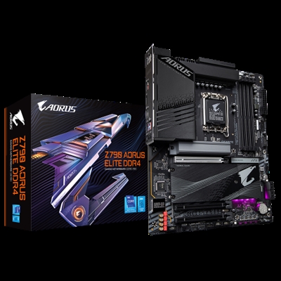 Gigabyte 9MZ79ELT4-00-10 GIGABYTE Z790 AORUS ELITE DDR4. Fabricante de procesador: Intel, Socket de procesador: LGA 1700, Procesador compatible: Intel® Celeron®, Intel® Core™ i3, Intel® Core™ i5, Intel® Core™ i7, Intel® Core™ i9,.... tipos de memoria compatibles: DDR4-SDRAM, Memoria interna máxima: 128 GB, Tipo de ranuras de memoria: DIMM. Interfaces de disco de almacenamiento soportados: M.2, SATA III, Tipos de unidades de almacenamiento admitidas: HDD & SSD, Niveles RAID: 0, 1, 5, 10. Soporte para proceso paralelo: Crossfire, Máxima resolución: 4096 x 2304 Pixeles. Conector USB: USB tipo A, USB Tipo C