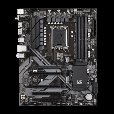 Gigabyte B760 DS3H AX DDR4 G12 Gigabyte B760 DS3H AX DDR4. Fabricante de procesador: Intel, Socket de procesador: LGA 1700, Procesador compatible: Intel® Celeron®, Intel® Core™ i3, Intel® Core™ i5, Intel® Core™ i7, Intel® Core™ i9,.... tipos de memoria compatibles: DDR4-SDRAM, Memoria interna máxima: 128 GB, Tipo de ranuras de memoria: DIMM. Interfaces de disco de almacenamiento soportados: M.2, PCI Express 4.0, SATA III, Tipos de unidades de almacenamiento admitidas: HDD & SSD, Niveles RAID: 0, 1, 5, 10. Máxima resolución: 4096 x 2304 Pixeles. Conector USB: USB tipo A, USB Tipo C