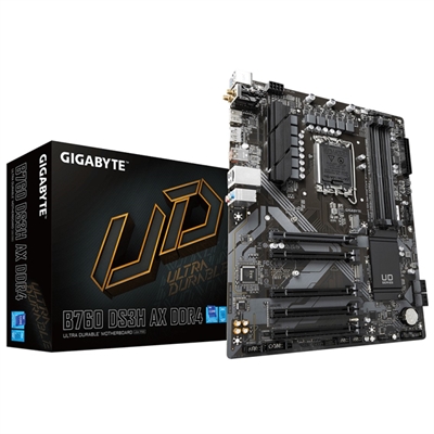 Gigabyte B760 DS3H AX DDR4 Gigabyte B760 Ds3h Ax Ddr4. Fabricante De Procesador: Intel, Socket De Procesador: Lga 700, Procesador Compatible: Intel® Celeron®, Intel® Coret I3, Intel® Coret I5, Intel® Coret I7, Intel® Coret I9,.... Tipos De Memoria Compatibles: Ddr4-Sdram, Memoria Interna Máxima: 28 Gb, Tipo De Ranuras De Memoria: Dimm. Interfaces De Disco De Almacenamiento Soportados: M.2, Pci Express 4.0, Sata Iii, Tipos De Unidades De Almacenamiento Admitidas: Hdd & Ssd, Niveles Raid: 0, , 5, 0. Máxima Resolución: 4096 X 2304 Pixeles. Conector Usb: Usb Tipo A, Usb Tipo C