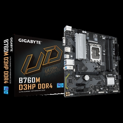Gigabyte B760M D3HP DDR4 G10 Mejora tu experiencia informática con las reconocidas series de placas base de GIGABYTE: AORUS, AERO y GIGABYTE. Con diseños innovadores y características avanzadas, estas placas ofrecen un rendimiento y confiabilidad excepcionales. Ya seas un jugador, un creador de contenidos o un profesional, nuestra serie satisface tus necesidades y garantiza una calidad sin concesiones y tecnología de vanguardia.