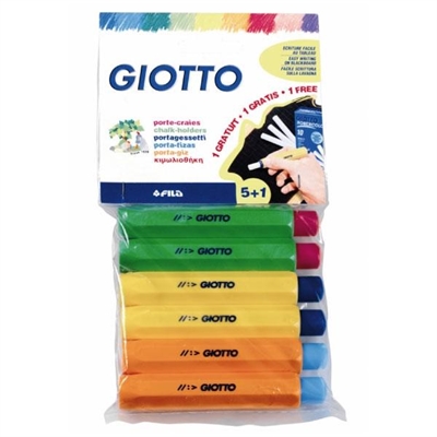 Giotto F692300 Portatizas Fabricado En Plastico Que Facilita La Escritura Asi¿½ Como Mantiene Las Manos Limpias Y Evita Roturas. Medias: 8 X 12 X 16 Cm. Bli¿½Ster De 5 + 1 Gratis.