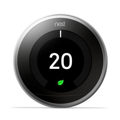 Google T3028IT Google Nest Learning Thermostat Acero