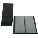 Grafoplas 3771010 - Tarjetero De Medidas 105 X 68 Mm Con Cubiertas De Pvc Color Negro. Contiene 20 Fundas Cosi