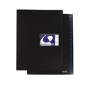 Grafoplas 39345010 - Carpeta De Fundas Tama?O Folio Fabricada En Polipropileno Color Negro. Espiral Oculto Que 