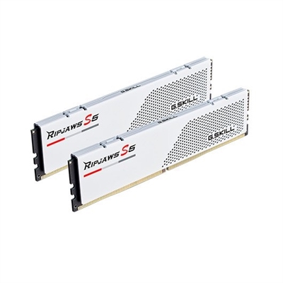 Gskill F5-5200J3636C16GX2-RS5W MODULO MEMORIA RAM DDR5 32GB 2X16GB 5200MHz G.SKILL RIPJAWS S5 WHITE CL 36 1.2V
