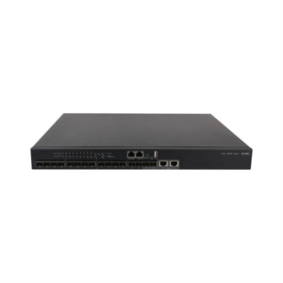H3c 0235A3NL H3C LS-6520X-16ST-SI-GL. Tipo de interruptor: Gestionado, Capa del interruptor: L3. Puertos tipo básico de conmutación RJ-45 Ethernet: 10G Ethernet (100/1000/10000), Número de módulos SFP+ instalados: 16. Bidireccional completo (Full duplex). Tabla de direcciones MAC: 32768 entradas, Capacidad de conmutación: 320 Gbit/s. Estándares de red: IEEE 802.1AX, IEEE 802.1D, IEEE 802.1Q, IEEE 802.1ab, IEEE 802.1ag, IEEE 802.1ak, IEEE 802.1p,.... Voltaje de entrada DC: 48 - 60 V. Montaje en rack, Factor de forma: 1U