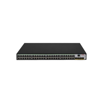 H3c 9801A41D H3C LS-5120V3-52S-LI-GL. Tipo de interruptor: Gestionado, Capa del interruptor: L3. Puertos tipo básico de conmutación RJ-45 Ethernet: Gigabit Ethernet (10/100/1000), Cantidad de puertos básicos de conmutación RJ-45 Ethernet: 48. Tabla de direcciones MAC: 16000 entradas, Capacidad de conmutación: 176 Gbit/s. Estándares de red: IEEE 802.1AX, IEEE 802.1D, IEEE 802.1Q, IEEE 802.1ab, IEEE 802.1ag, IEEE 802.1ak, IEEE 802.1p,.... Montaje en rack