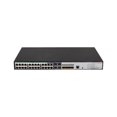 H3c 9801A41J H3C LS-5120V3-28S-HPWR-LI-GL. Tipo de interruptor: Gestionado, Capa del interruptor: L3. Puertos tipo básico de conmutación RJ-45 Ethernet: Gigabit Ethernet (10/100/1000), Cantidad de puertos básicos de conmutación RJ-45 Ethernet: 24, Número de módulos SFP+ instalados: 4. Tabla de direcciones MAC: 16000 entradas, Capacidad de conmutación: 16 Gbit/s. Estándares de red: IEEE 802.3ab, IEEE 802.1ab, IEEE 802.3ad, IEEE 802.1ag, IEEE 802.3af, IEEE 802.1ak, IEEE 802.3ah,.... Energía sobre Ethernet (PoE). Montaje en rack
