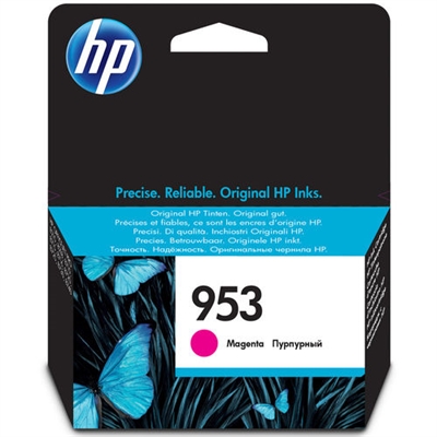 Hp F6U13AE Hp 953 Magenta Tinta - Tipología: Tinta; Tecnología De Impresión: Ink Jet; Color De Impresión: Magenta; Tipología General: Producto Para Impresora De Tinta; Formato Páginas (Res. Estándar): 700 Pages; Capacidad De Tinta/Tóner: Estándar; Unidades Por Embalaje: 1 Nr