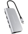 Hyper HD30F-SILVER - HYPER HD30F. Interfaz de host: USB 2.0 Type-C, Entrega de energía USB (USB Power Delivery)