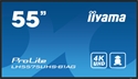 Iiyama LH5575UHS-B1AG - iiyama ProLite. Diseño de producto: Pantalla plana para señalización digital. Diagonal de 