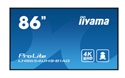 Iiyama LH8654UHS-B1AG - iiyama ProLite To Be Updated. Diagonal de la pantalla: 2,17 m (85.6''), Resolución de la p