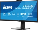 Iiyama XCB3497WQSNPH-B1 - Monitor curvo VA UWQHD de 34'''' con cámara y micrófono Windows Hello integrados, base USB