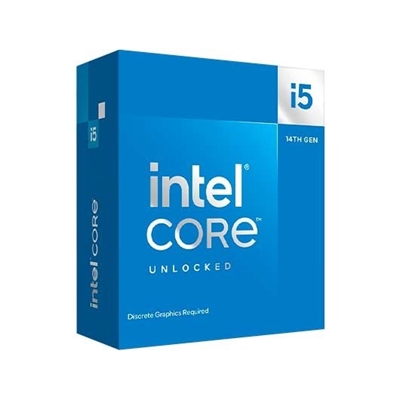 Intel BX8071514600KF PROCESADORFamilia de procesador: Intel® Core™ i5Número de núcleos de procesador: 14Socket de procesador: LGA 1700Caja: SiRefrigerador incluido: NoFabricante de procesador: IntelModelo del procesador: i5-14600KFModo de procesador operativo: 64 bitsGeneración del procesador: Intel Core i5-14xxxNúmero de hilos de ejecución: 20Núcleos de rendimiento: 6Núcleos de eficiencia: 8Frecuencia del procesador turbo: 5,3 GHzFrecuencia de aceleración de núcleo de rendimiento: 5,3 GHzFrecuencia base de núcleo de rendimiento: 3,5 GHzFrecuencia de aceleración de núcleo eficiente: 4 GHzFrecuencia base de núcleo eficiente: 2,6 GHzCaché del procesador: 24 MBTipo de cache en procesador: Smart CachePotencia base del procesador: 125 WPotencia turbo máxima: 181 WEscalonamiento: B0Número máximo de carriles DMI: 8Ancho de banda de memoria soportada por el procesador (max): 89,6 GB/sProcesador nombre en clave: Raptor LakeProcesador ARK ID: 236778MEMORIACanales de memoria: Doble canalMemoria interna máxima que admite el procesador: 192 GBTipos de memoria que admite el procesador: DDR4-SDRAM, DDR5-SDRAMNo ECC: SiAncho de banda de memoria (max): 89,6 GB/sGRÁFICOSAdaptador gráfico incorporado: NoAdaptador de gráficos discreto: NoModelo de adaptador gráfico incorporado: No disponibleModelo de adaptador de gráficos discretos: No disponibleCARACTERÍSTICASExecute Disable Bit: SiEstados de inactividad: SiTecnología Thermal Monitoring de Intel: SiSegmento de mercado: EscritorioCondiciones de uso: PC/Client/TabletNúmero máximo de buses PCI Express: 20Versión de entradas de PCI Express: 4.0, 5.0Configuraciones PCI Express: 1x16+1x4, 2x8+1x4Set de instrucciones soportadas: AVX 2.0, SSE4.1, SSE4.2Escalabilidad: 1SConfiguración de CPU (máximo): 1Opciones integradas disponibles: NoCaracteristicas técnicas de la solución térmica: PCG 2020ARevisión DMI (Direct Media Interface): 4.0Número de clasificación de control de exportación (ECCN, Export Control Classification Number): 5A992CSistema de seguimiento automatizado de clasificación de mercancías (CCATS, Commodity Classification Automated Tracking System): 740.17B1CARACTERÍSTICAS ESPECIALES DEL PROCESADORIntel Hyper-Threading: SiTecnología Intel® Turbo Boost: 2.0Intel® AES Nuevas instrucciones (Intel® AES-NI): SiTecnología SpeedStep mejorada de Intel: SiTecnología Intel® Speed Shift: SiIntel® Gaussian & Neural Accelerator (Intel® GNA) 3.0: SiIntel® Control-flow Enforcement Technology (CET): SiIntel® Thread Director: SiVT-x de Intel® con Extended Page Tables (EPT): SiIntel® Secure Key: SiIntel® OS Guard: SiIntel® 64: SiTecnología de virtualización Intel® (VT-x): SiTecnología de virtualización de Intel® para E / S dirigida (VT-d): SiIntel® Boot Guard: SiIntel® Deep Learning Boost (Intel® DL Boost): SiDispositivo de gestión de volumen Intel® (VMD): SiControl de ejecución basado en modo (MBE): SiAdministración estándar de Intel® (ISM): SiCONDICIONES AMBIENTALESIntersección T: 100 °CDATOS LOGÍSTICOSCódigo de Sistema de Armomización (SA): 8542310001PESO Y DIMENSIONESTamaño del CPU: 45 x 37.5 mmOTRAS CARACTERÍSTICASDe caché L2: 20480 KBMemoria interna máxima: 192 GBDETALLES TÉCNICOSFecha de lanzamiento: Q4'23Estado: Launched