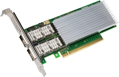 Intel E810CQDA2 Intel Ethernet Network Adapter E810-CQDA2 - Adaptador de red - PCIe4.0 x16 perfil bajo - QSFP28 x 2