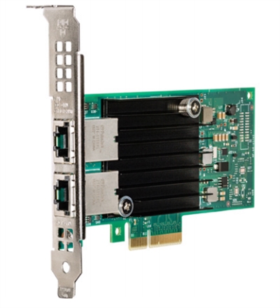 Intel X550T2G1P5 Intel X550-T2. Interno. Tecnología de conectividad: Alámbrico, Interfaz de host: PCI Express, Interfaz: Ethernet. Rango máximo de transferencia de datos: 10000 Mbit/s. Color del producto: Verde, Plata