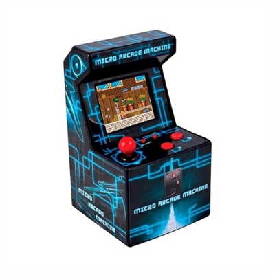 Ital DC1329B CONSOLA RETRO ITAL MINI ARCADE 250 BLUE PANTALLA 2.5 PILAS AA 250 JUEGOS