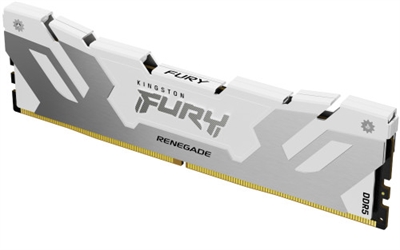 Kingston KF580C38RW-16 Kingston Technology FURY Renegade. Componente para: PC/servidor, Memoria interna: 16 GB, Diseño de memoria (módulos x tamaño): 1 x 16 GB, Tipo de memoria interna: DDR5, Forma de factor de memoria: 288-pin DIMM, Latencia CAS: 38