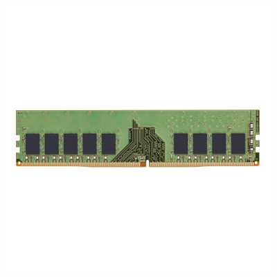 Kingston KSM26ES8/8MR Kingston Technology KSM26ES8/8MR. Componente para: PC/servidor, Memoria interna: 8 GB, Tipo de memoria interna: DDR4, Velocidad de memoria del reloj: 2666 MHz, Forma de factor de memoria: 288-pin DIMM, Latencia CAS: 19, ECC
