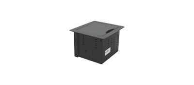 Kramer 80-000234 Kramer Electronics TBUS-1N(B). Tipo: Caja de cables, Utilizar con: Escritorio, Color del producto: Negro. Ancho: 214 mm, Profundidad: 192 mm, Altura: 136 mm. Cantidad por paquete: 1 pieza(s)