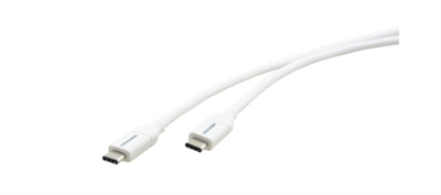 Kramer 96-02357006 Los cables Kramer C?USB/C permite conectar USB?C a dispositivos con conexiones USB?A, B y Micro B (portátiles, discos duros, impresoras, móviles, tablets y cámaras). Los cables C?USB/C ofrecen un nuevo nivel de conexión a los dispositivos empleando la nueva conexión USB Tipo?C. El conector USB Tipo?C puede conectarse en cualquier dirección, eliminando la frustración de conexión incorrecta cuando no hay visibilidad.