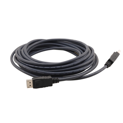 Kramer 97-1717010 Kramer Electronics C-MDPM/MDPM. Longitud de cable: 3 m, Conector 1: DisplayPort, Conector 2: DisplayPort