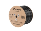 Lanberg LCU5-12CU-0305-BK Lanberg LCU5-12CU-0305-BK. Longitud de cable: 305 m, Cable estándar: Cat5e, Blindaje de cable: U/UTP (UTP)