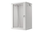 Lanberg WF01-6418-10S Lanberg WF01-6418-10S. Tipo: Bastidor de pared, Capacidad del rack: 18U, Capacidad máxima de peso: 60 kg. Peso: 27 kg. Color del producto: Gris