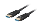 Cable Hdmi Aoc Lanberg V2.1 M/M Optico Activo 8K60hz 80M Negro
