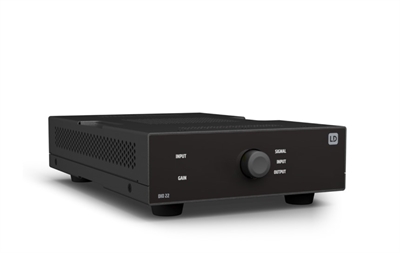 Ld-Systems LDDIO22 Interfaz Dante de dos entradas y dos salidas .Conecta micrófonos o entradas de nivel de línea. Control de ganancia de cuatro pasos y alimentación fantasma de 24 V por canal. Bloques de terminales para todas las conexiones analógicas. Indicadores de señal en cada canal.Utiliza PoE o una fuente de alimentación externa.Se puede utilizar como inyector PoE para alimentar otro dispositivo en red. Conecta en cadena dispositivos Dante. Fácil configuración del panel frontal y bloqueo de usuario.