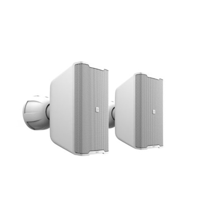Ld-Systems LDDQOR3TW Para uso en interiores y exteriores, certificado por IP65 (DQOR 3) e IP55 (DQOR 5 y 8).Rejilla frontal de aluminio anticorrosiva.Diseño elegante y dinámico apropiado para cualquier entorno. Sistema de montaje en la pared con cierre deslizante que oculta las conexiones integradas. Disponible en blanco y negro. Sistema de montaje en la pared con cierre deslizante que oculta las conexiones integradas. Sonido magnífico y equilibrado gracias al sistema de 2 vías. Woofer cónico de papel preparado para la intemperie y controlador de alta frecuencia de titanio refrigerado por FerroFluid™Ángulo de cobertura ancha (120° horizontal y 80° vertical). Guía de ondas optimizada en los módulos posteriores para un sonido equilibrado. Disponible en modelos de 3, 5 y 8 pulgadas. Disponible en modelos de 3, 5 y 8 pulgadas Disponible en dos conexiones distintas: de baja impedancia (8 ohmios) o como una versión de 70/100 V con varias tomas de transformador que puede utilizarse con baja impedancia (16 ohmios).