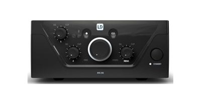 Ld-Systems LDIMA240 Entrada de línea para señal de emergencia con cierre de contacto.2 entradas de micrófono/línea con conmutador de micrófono/línea y alimentación phantom conmutable de 24 V.Función conmutable de tono de aviso en el canal 1 de micrófono/línea. 2 entradas de línea con conectores RCA e interfaz Bluetooth 4.0 (suma mono). Amplificador de Clase D de 240 W con selector Lo-Z/Hi-Z y salidas de 4 ohmios/100 V/70 V. Salida auxiliar balanceada de línea con selector música/mezcla, para controlar amplificadores externos, subwoofers activos o sistemas de música en espera. 4 ajustes de prioridad que ofrecen opciones completas de integración. Modo conmutable de reposo automático para reducir el consumo eléctrico.Panel de control de diseño intuitivo con mandos táctiles capacitivos para seleccionar la fuente de música y enlazar con dispositivos Bluetooth.Fuente de alimentación universal conmutada para gran variedad de voltajes.