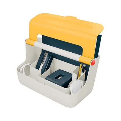 Leitz 61250019 Caja De Almacenamiento Portatil Color Amarillo Acabado Mate