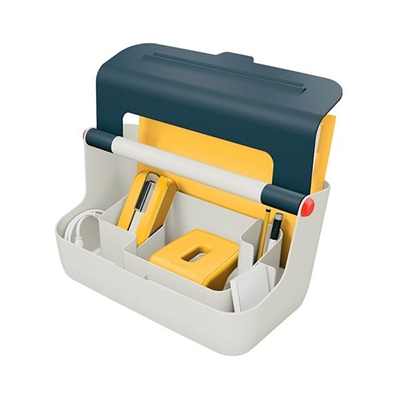 Leitz 61250089 Caja De Almacenamiento Portatil Color Gris Acabado Mate
