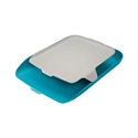 Leitz 52590061 - Bandeja De Sobremesa Con Organizador De Escritorio Color Azul Acabado Mate
