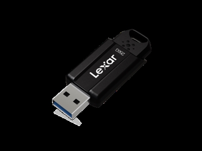 Lexar LJDS080256G-BNBNG Lexar JumpDrive S80. Capacidad: 256 GB, Interfaz del dispositivo: USB tipo A, Versión USB: 3.2 Gen 1 (3.1 Gen 1), Velocidad de lectura: 150 MB/s, Velocidad de escritura: 60 MB/s. Factor de forma: Funda. Peso: 20 g. Color del producto: Negro