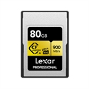 Lexar LCAGOLD080G-RNENG - Lexar LCAGOLD080G-RNENG. Capacidad: 80 GB, Tipo de tarjeta flash: CFexpress, Velocidad de 