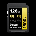 Lexar LSD1800128G-B2NNG - Lexar Professional 1800x. Capacidad: 128 GB, Tipo de tarjeta flash: SDXC, Clase de memoria
