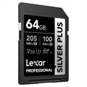 Lexar LSDSIPL064G-BNNNG - Lexar Professional SILVER PLUS. Capacidad: 64 GB, Tipo de tarjeta flash: SDXC, Clase de me