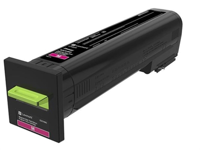 Lexmark 72K2XM0 22.000 Pág. Lexmark Cs820 Cartucho De Tóner Magenta Rendimiento Extra Alto Retornable
