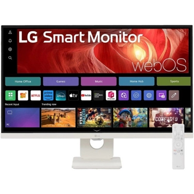 Lg 27U731SA-W Monitor inteligente LG: pantalla inteligente 4K de 27” con fácil acceso a tus servicios de streaming favoritosImpresionante pantalla IPS 4K UHD de 27”, colores vibrantes y ajustes de control fáciles. Monitor inteligente LG: pantalla inteligente 4K de 27” con fácil acceso a tus servicios de streaming favoritos. Fácil acceso a aplicaciones de streaming populares y servicios de juegos en la nube con webOS. Conéctese, cargue y transfiera datos con tres puertos USB tipo C. La aplicación LG Switch divide tu pantalla, personaliza los diseños y agiliza el trabajo y el juego.