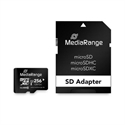 Mediarange MR946 - MEM MICRO SDXC 256GB MEDIARANGE + ADAPTADOR SD LECTURA 80MBS ESCRITURA 10MBS