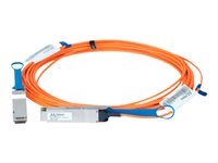 Mellanox MFA1A00-E100 Mellanox LinkX 100Gb/s VCSEL-Based Active Optical Cables - Cable InfiniBand - QSFP a QSFP - 100m - fibra óptica - SFF-8665/IEEE 802.3bm - activo, sin halógenos