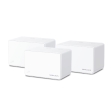 Mercusys Halo H80X 3-Pack Mercusys Halo H80X (3-pack). Color del producto: Blanco, Tipo de antena: Interno, Tipo de producto: Sistema de malla. Banda Wi-Fi: Doble banda (2,4 GHz / 5 GHz), Estándar Wi-Fi: Wi-Fi 6 (802.11ax), Tasa de transferencia de datos WLAN (máx.): 3000 Mbit/s. Seguridad con cortafuegos: SPI Firewall. Ancho: 128 mm, Profundidad: 81 mm, Altura: 83,7 mm. Número de productos incluidos: 3 pieza(s), Número de unidades incluidas: 3 pieza(s)